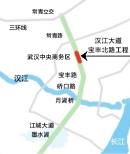 漢江大道打通“最后一公里”,8月底將達(dá)到通車(chē)條件