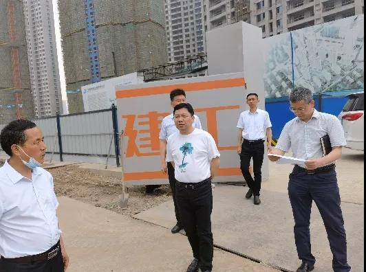 商務區集團領導端午期間深入地塊工地督導檢查創文創衛整治工作